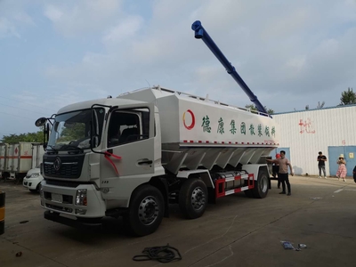 湖北60方半掛散裝飼料車多少錢,畜禽運輸車,環衛車